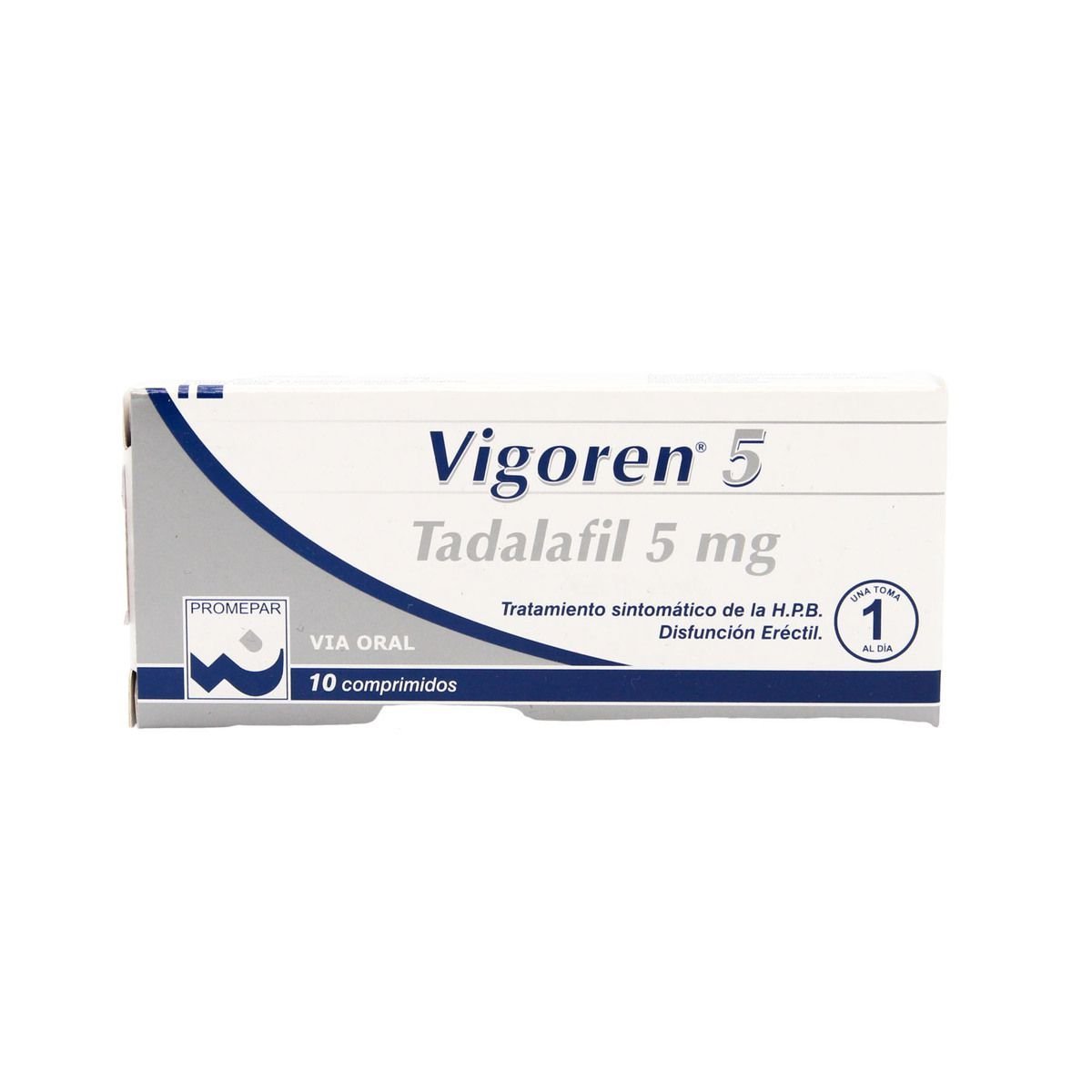 Vigoren Tadalafil 5mg 30 Comprimidos
