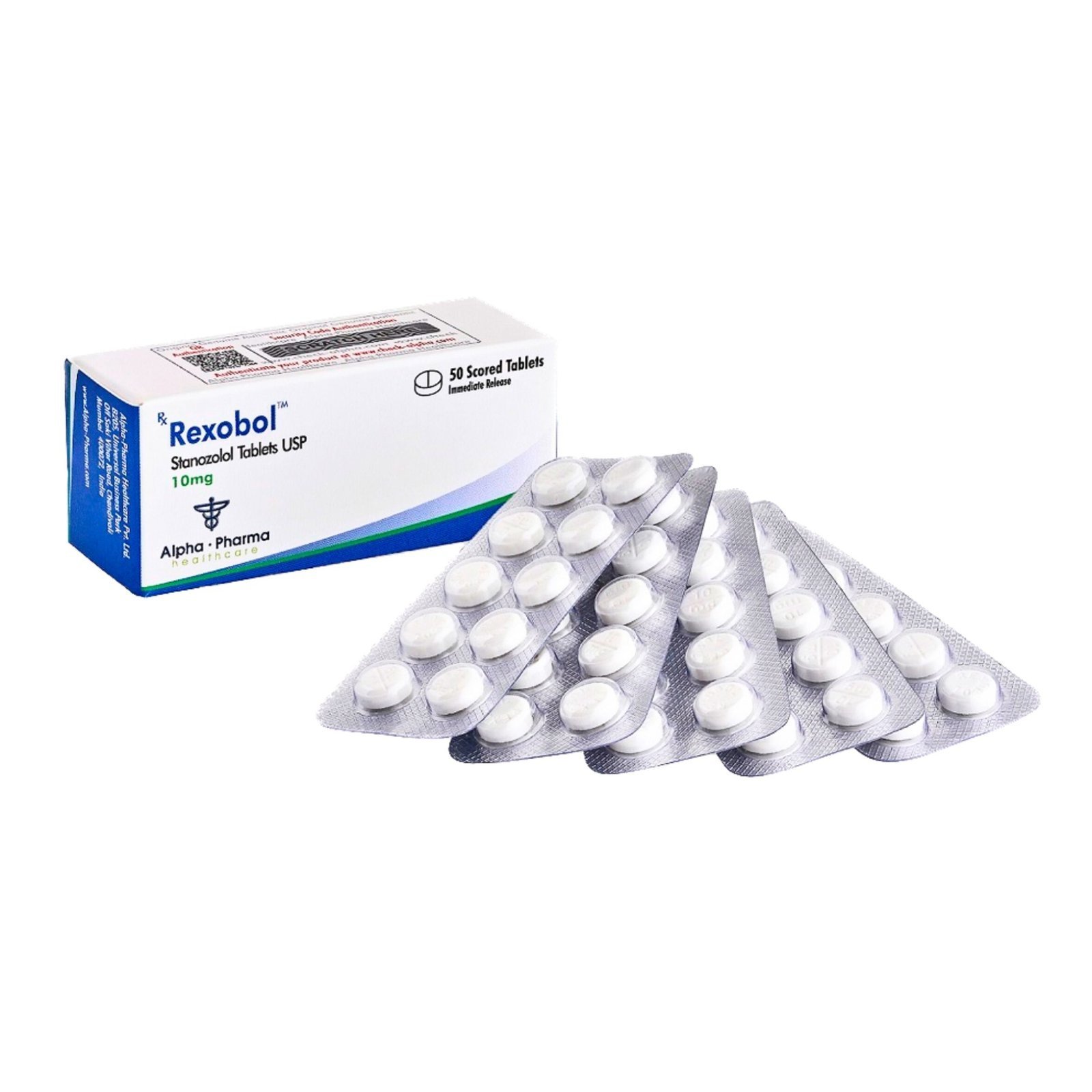 Rexobol (Stanozolol oral 50cmp/10mg) Alpha Pharma