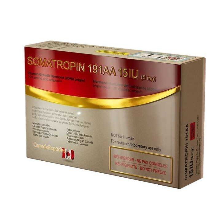 Somatropin 191AA 15IU (GH 5 vials x 15ui - 75ui) Canada