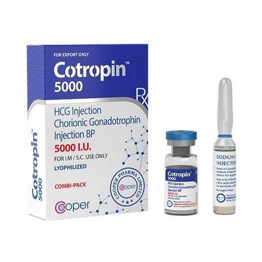 Cotropin 5000 (HCG 5000ui) Cooper Pharma