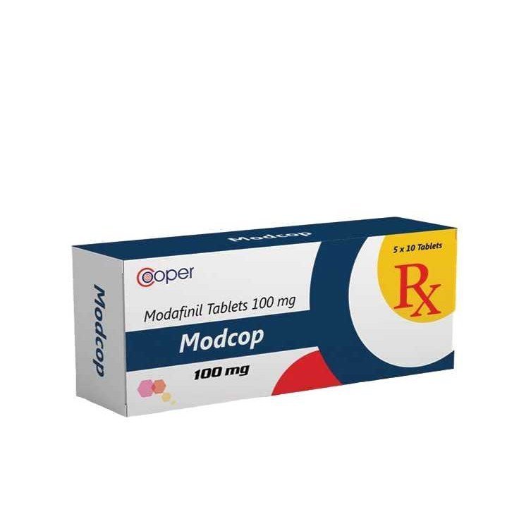 Modcop Rx (Modafinil L.A 50cmp/100mg) Cooper Pharma