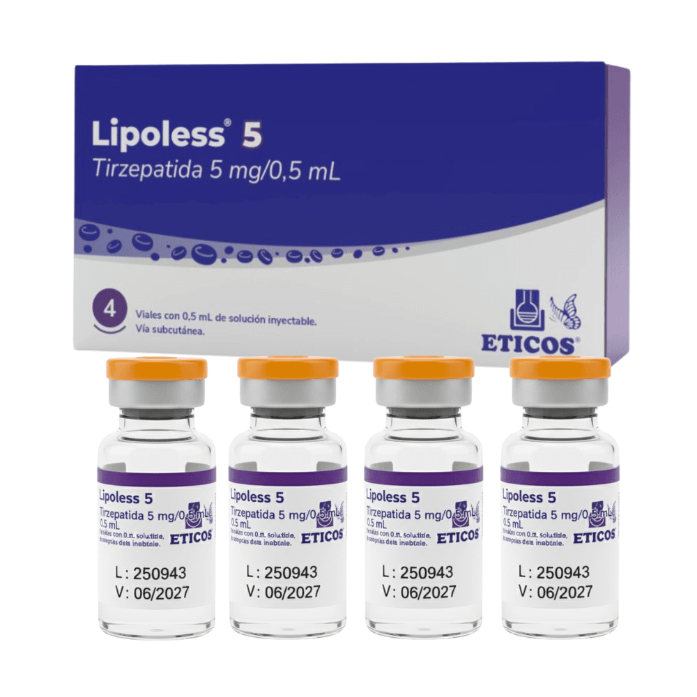 Lipoless 5mg | 04 ampollas