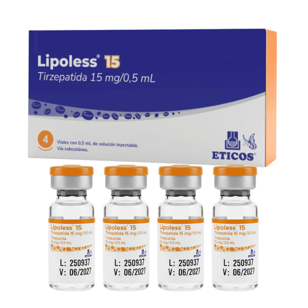 Lipoless 15mg | 04 ampollas